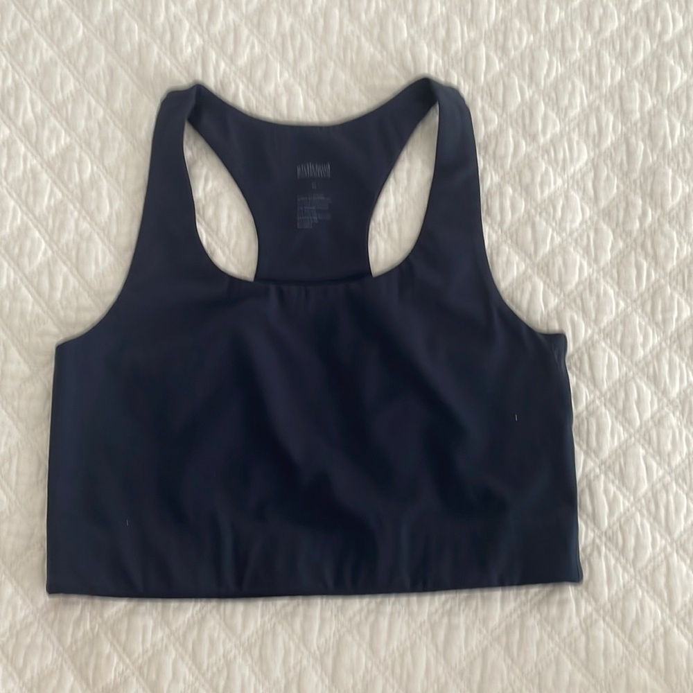 Girlfriend racer back cropped top